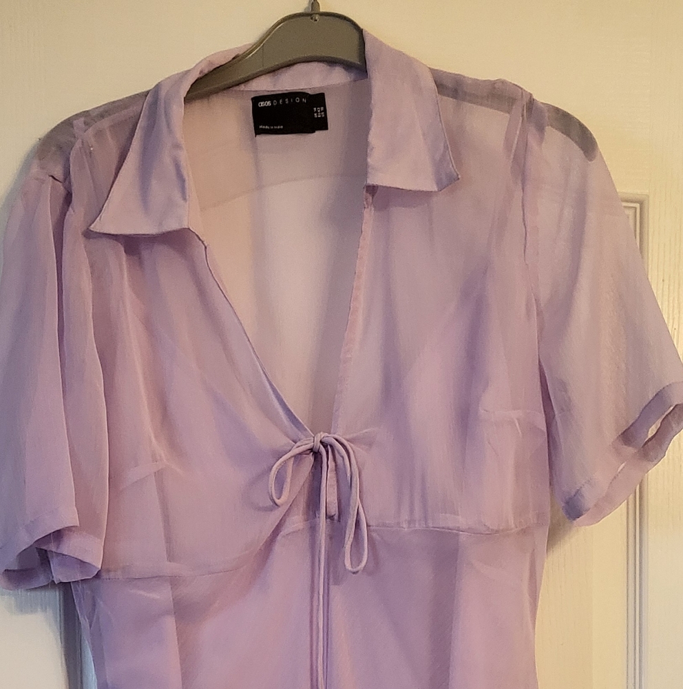 ASOS maxi dress in lilac
